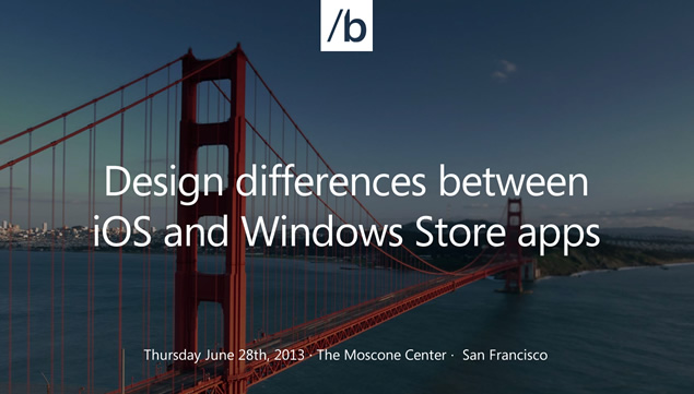 iOS和Windows商店应用程序之间的设计差异微软官方PPT模板